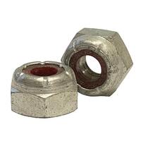 NTUF112 1-1/2"-12 Heavy, Thin Nylon Insert Locknut, (NTU), Fine, Low Carbon, Zinc